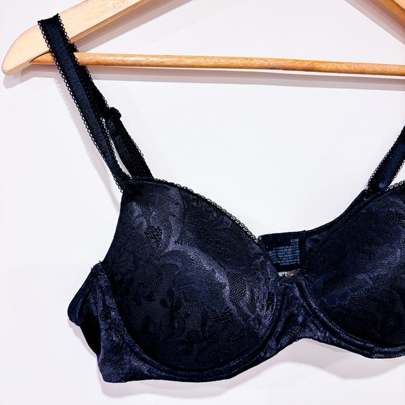BALI Black Lace Bra | Classic Underwire 36C Support Lingerie * - Picture 2 of 6